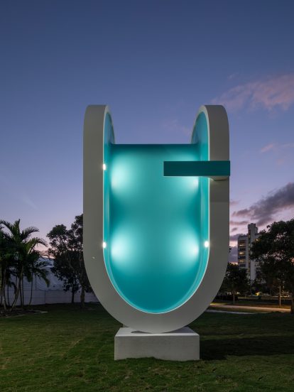 Bent Pool by Elmgreen and Dragset