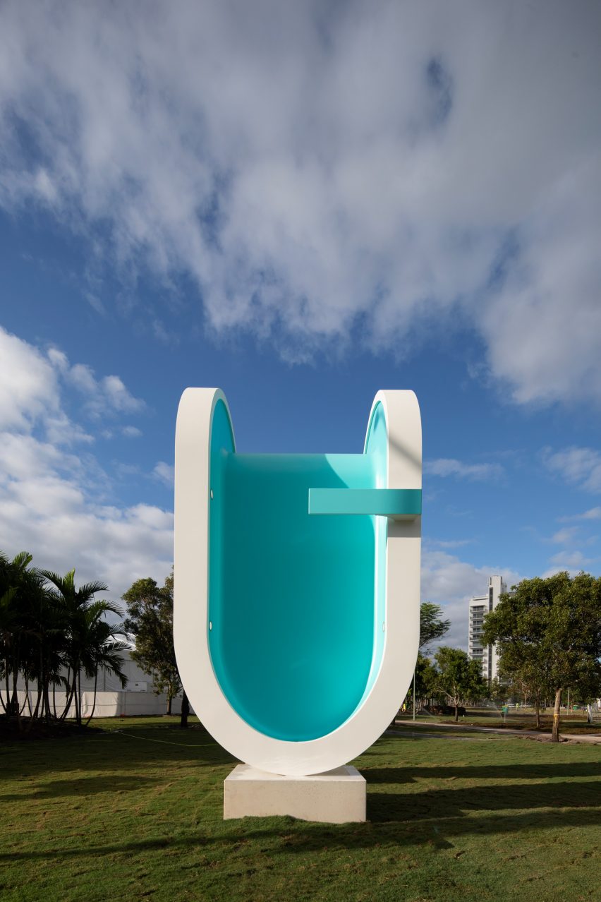 Bent Pool by Elmgreen and Dragset