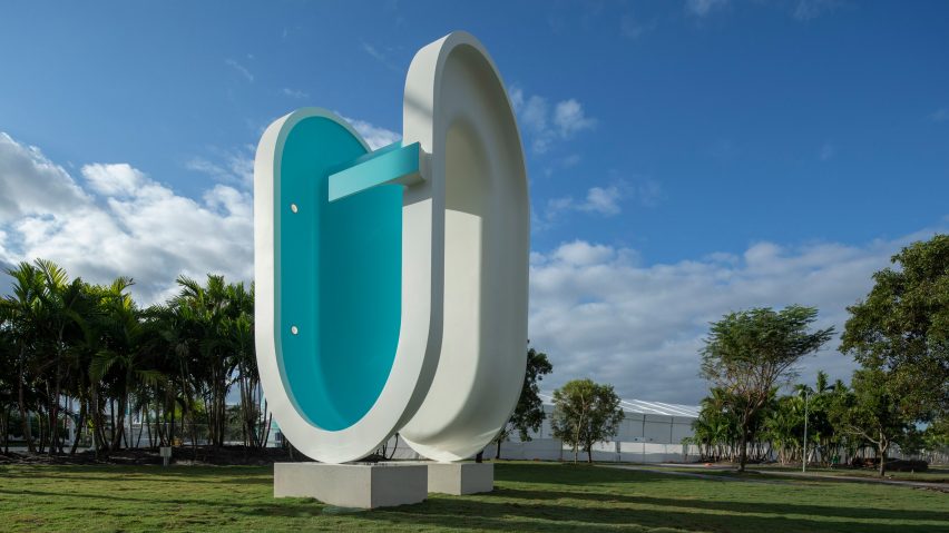 Bent Pool by Elmgreen and Dragset