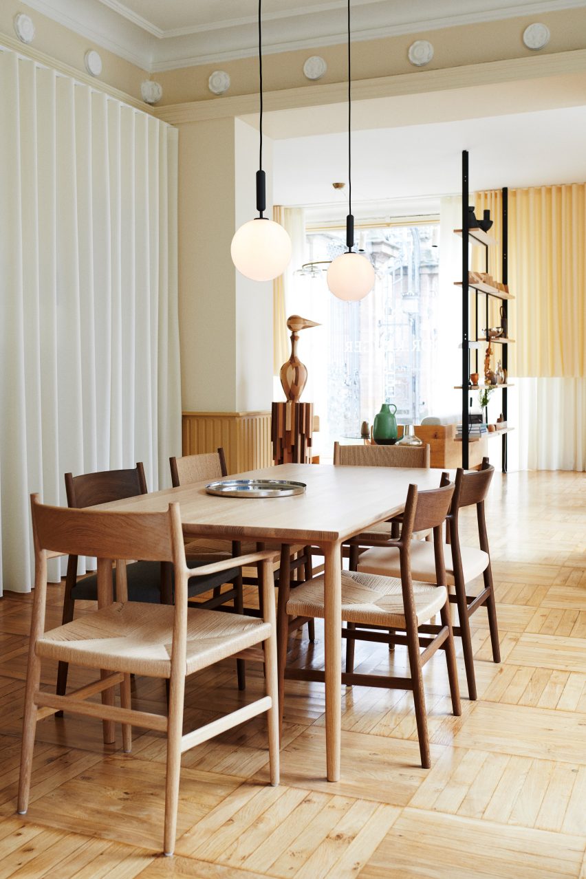 Brdr Kruger showroom in Copenhagen by Bunn Studio