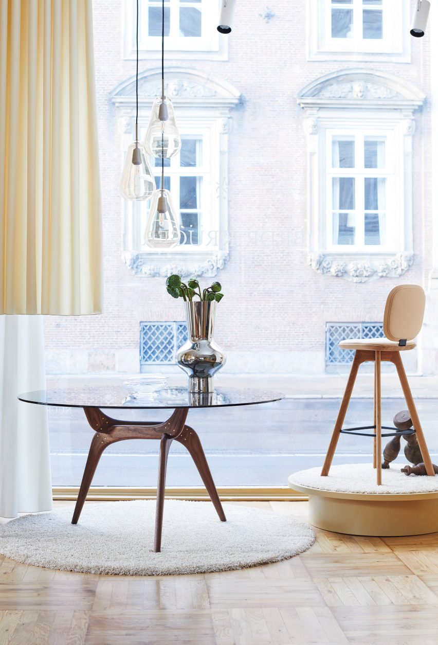 Brdr Kruger showroom in Copenhagen by Bunn Studio