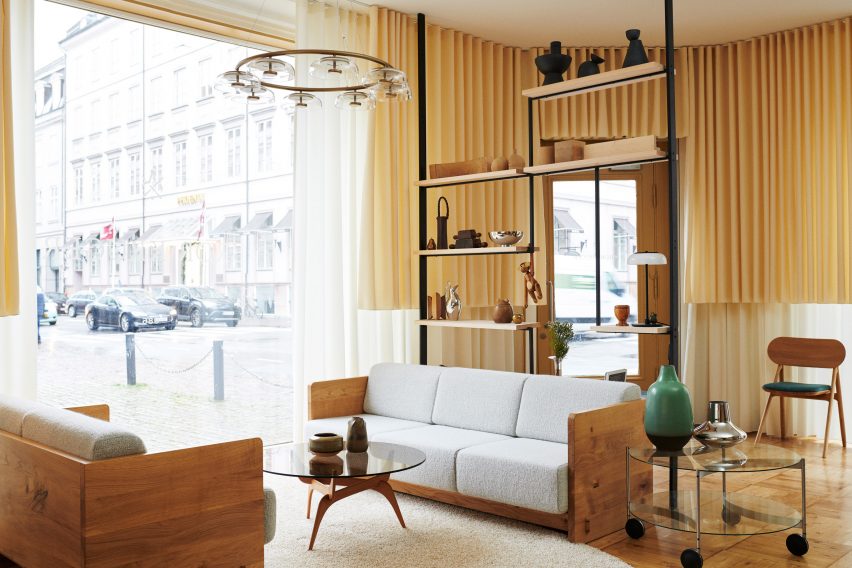 Brdr Kruger showroom in Copenhagen by Bunn Studio