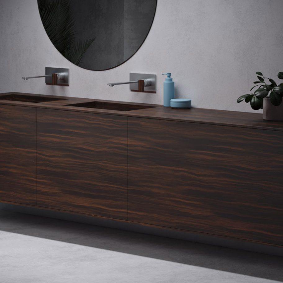 Corian colour collection by luxury bathroom retailer Riluxa