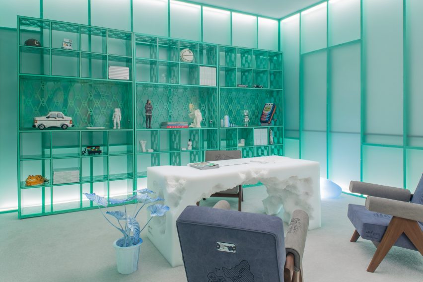 Daniel Arsham and Friedman Benda at Design Miami
