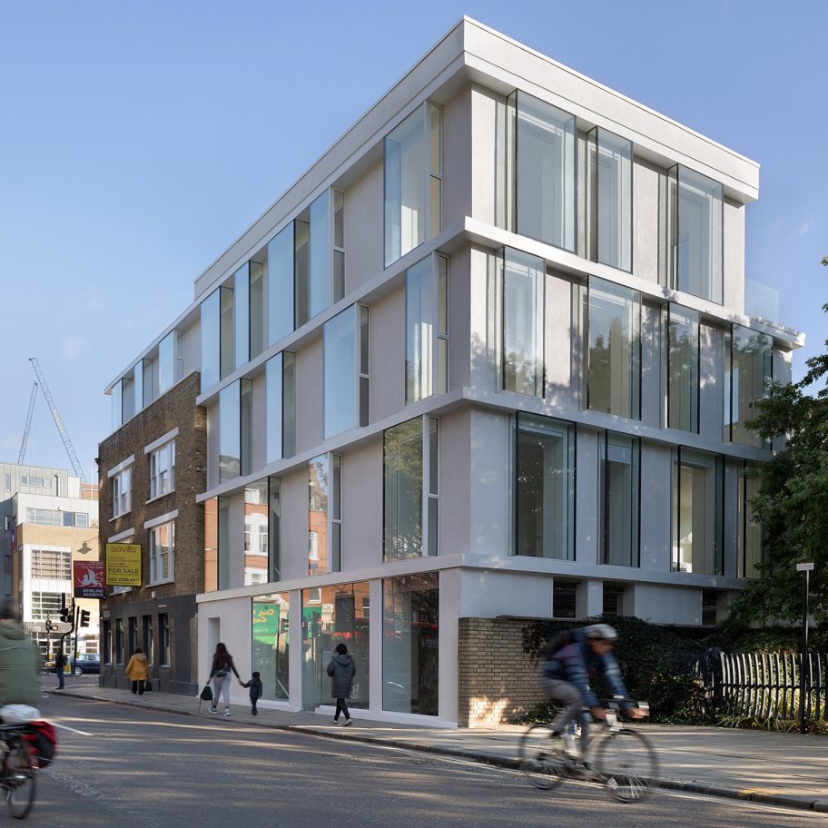 The Paintworks with crumpled paper facade by Droo