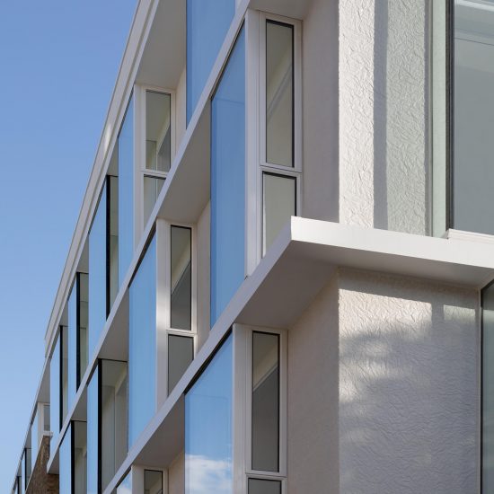 The Paintworks with crumpled paper facade by Droo