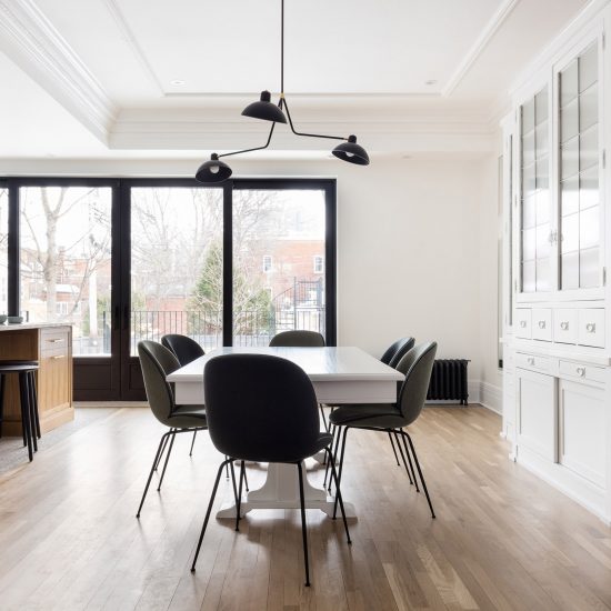 Montreal 1920s Victorian townhouse by Michael Godmer Designer