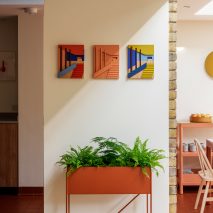 Emily Forgot uses furniture-making processes for architectural wall art