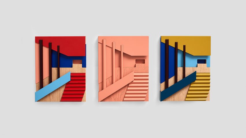 Emily Forgot uses furniture-making processes for architectural wall art
