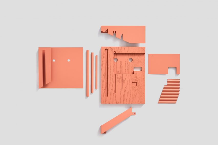 Emily Forgot uses furniture-making processes for architectural wall art