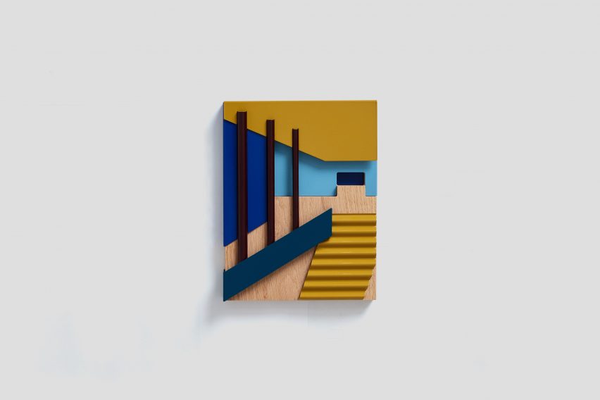 Emily Forgot uses furniture-making processes for architectural wall art