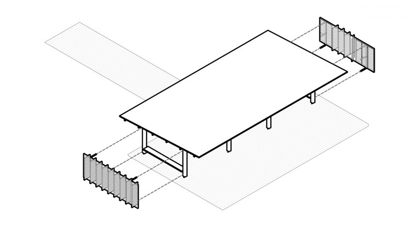 Floating Pavilion by Bruno Rossi Diagram