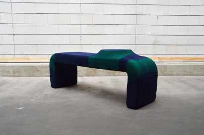 Floor Skrabanja designs 3D-knitted seats that use no staples or stitches