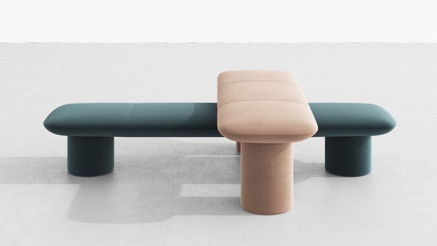 Levels benches by Form Us With Love for +Halle