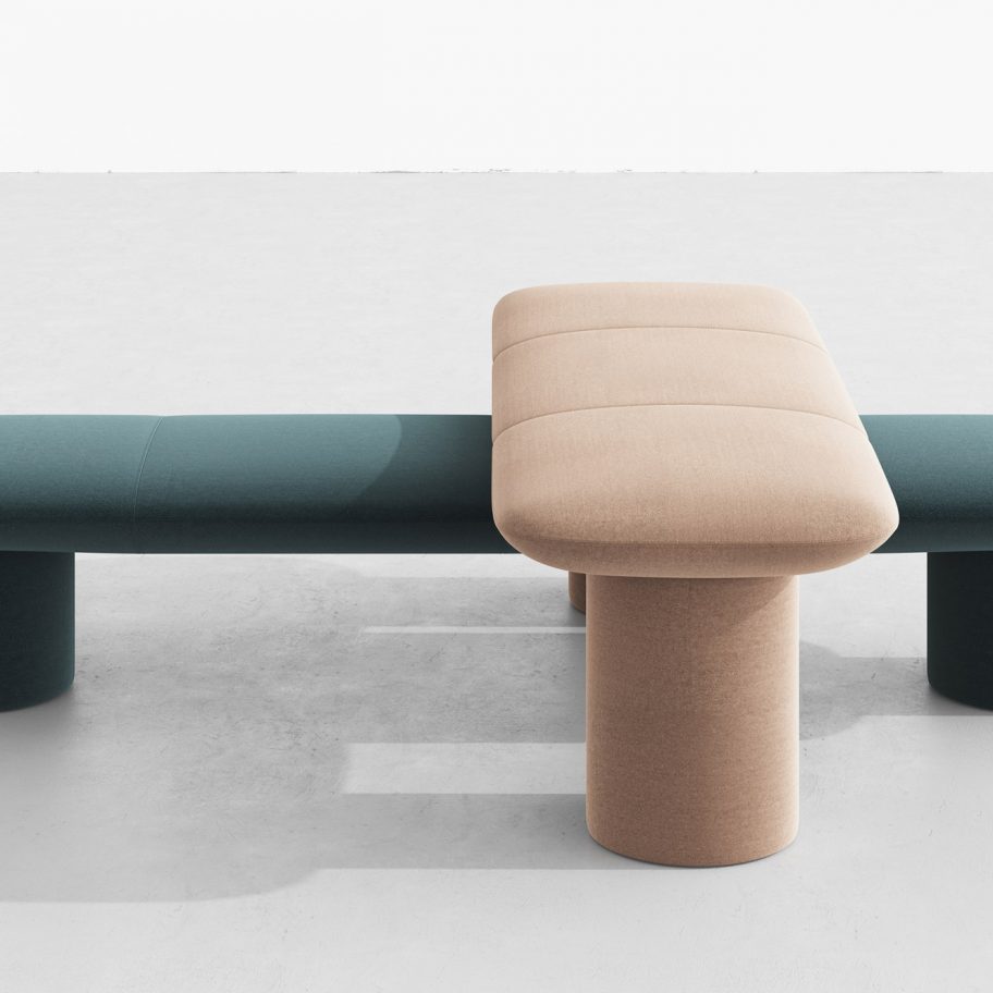 Levels benches by Form Us With Love for +Halle