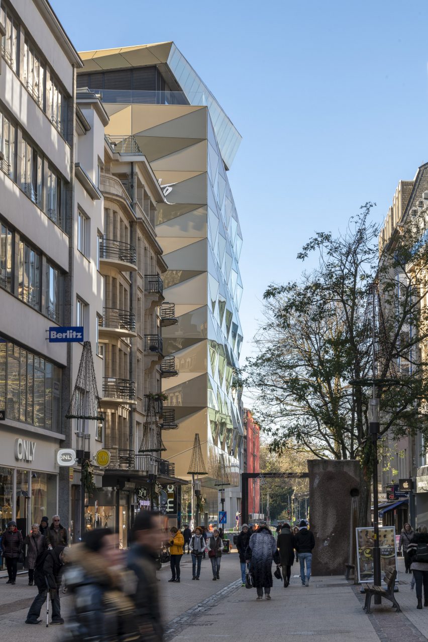 Galeries Lafayette department store in Luxembourg by Foster + Partners