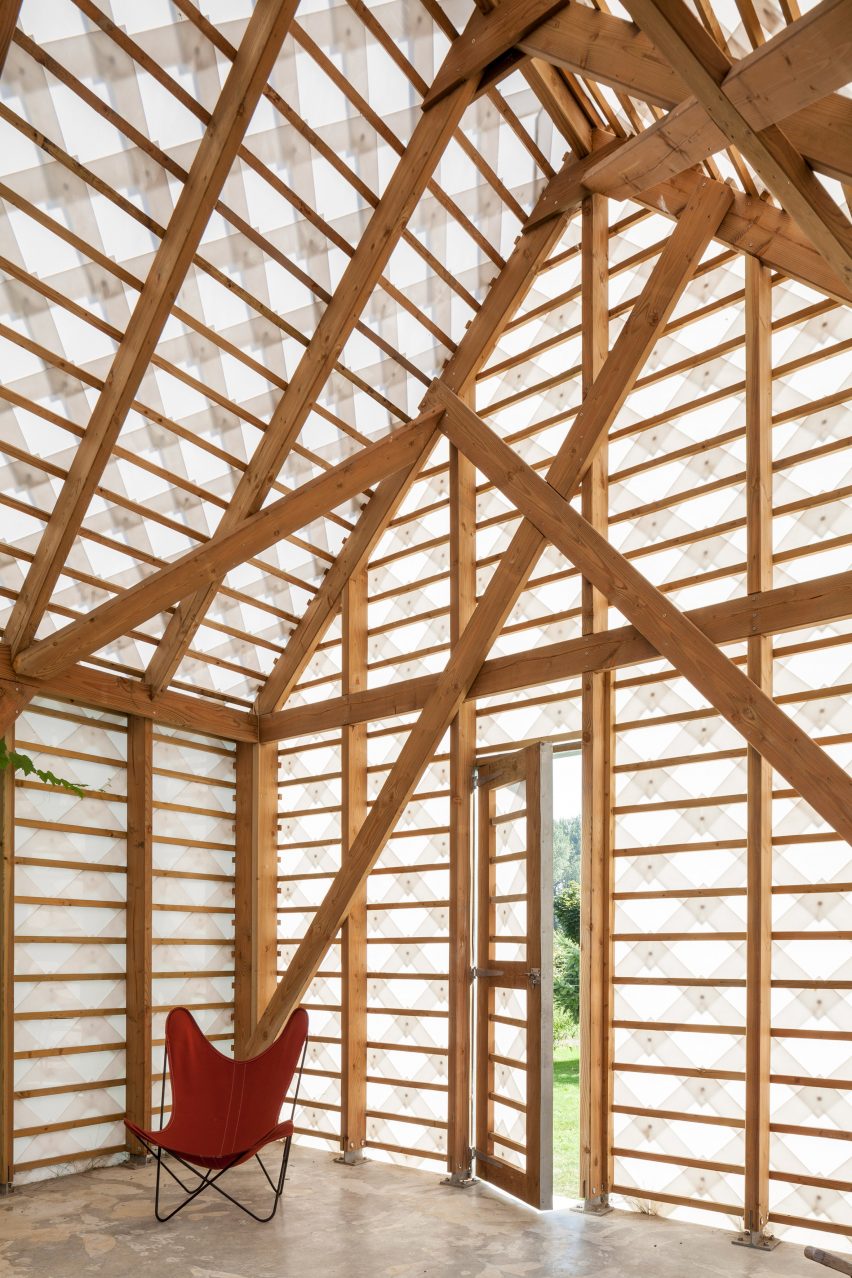 Garden Room by Indra Janda door