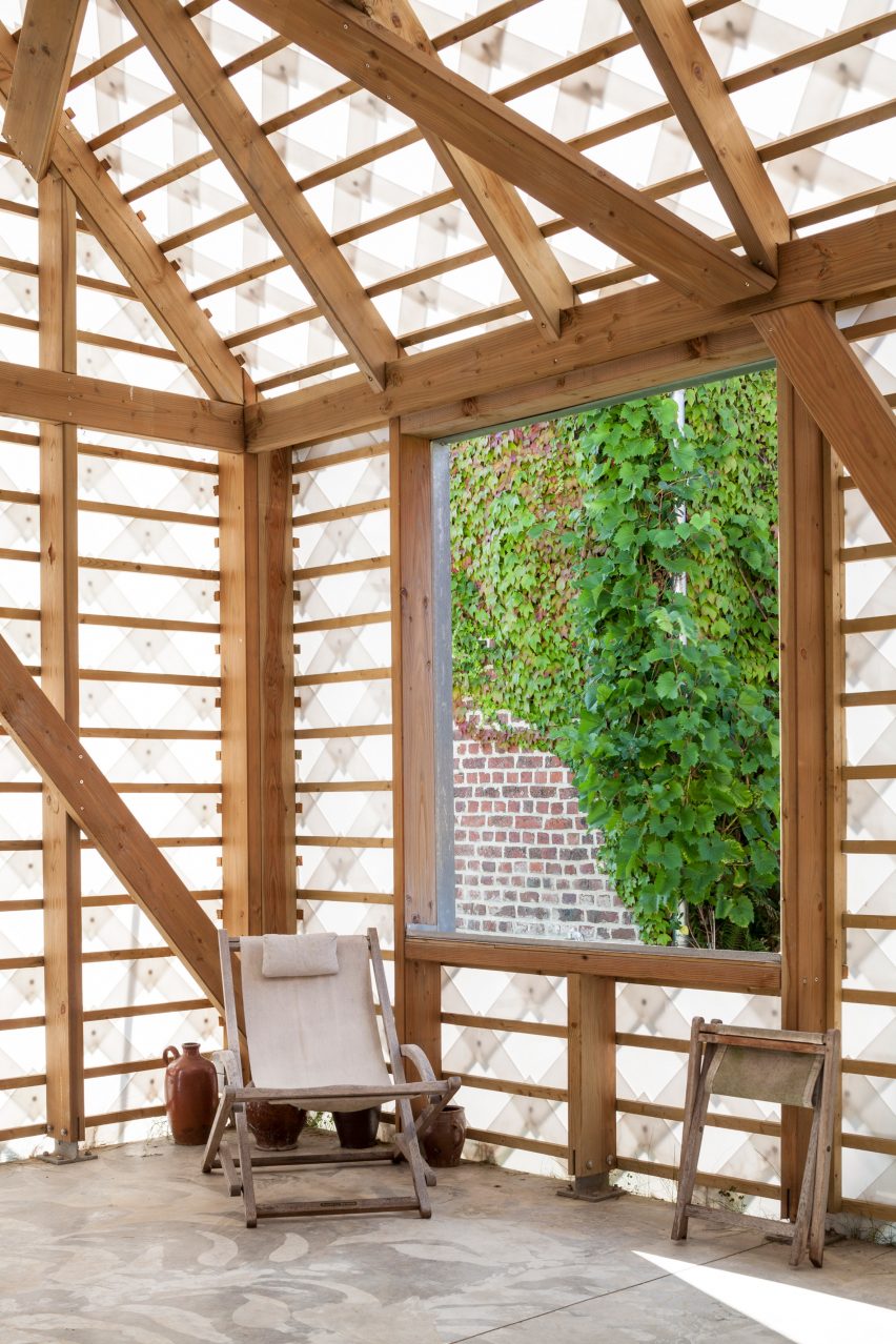 Garden Room by Indra Janda window