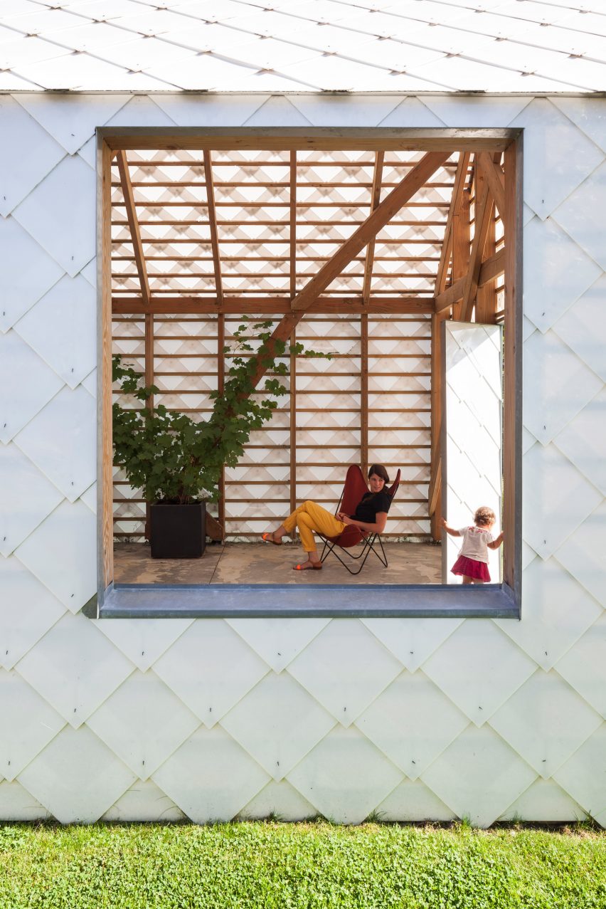 Garden Room by Indra Janda window