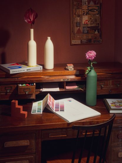 Goodmoods' handmade sandstone bottles are a "satire of our plastic use"
