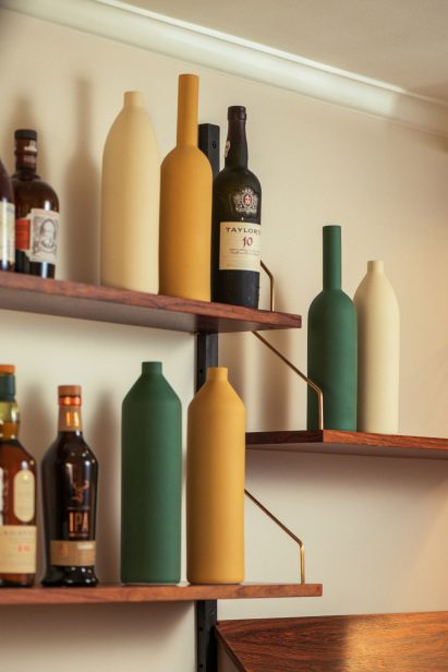 Goodmoods' handmade sandstone bottles are a "satire of our plastic use"
