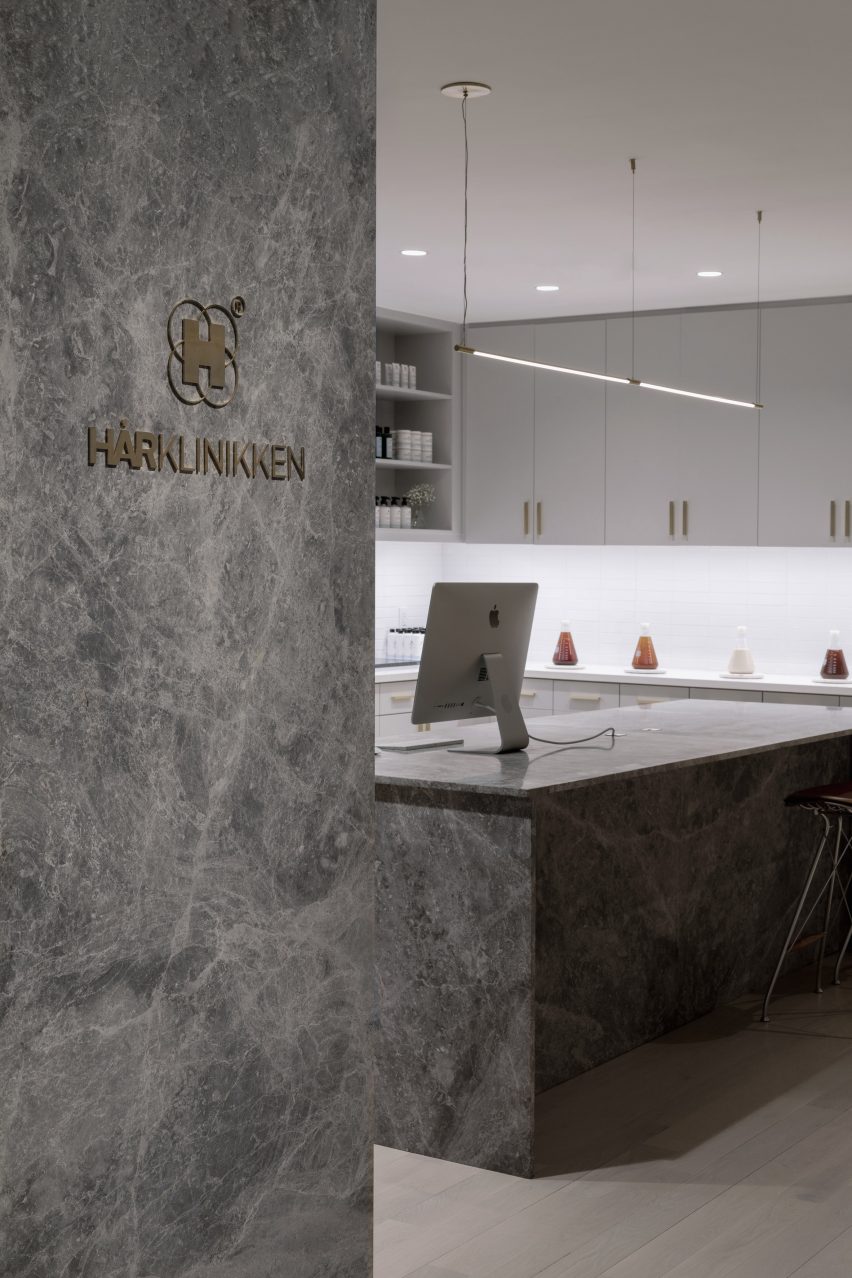 Harklinikken NYC flagship Clinic by Soren Rose Studio