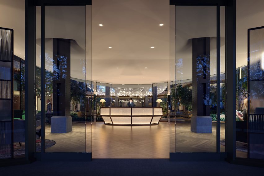 Lobby Pavilion at Lantern House by Thomas Heatherwick