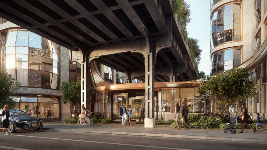 Lobby Pavilion at Lantern House by Thomas Heatherwick