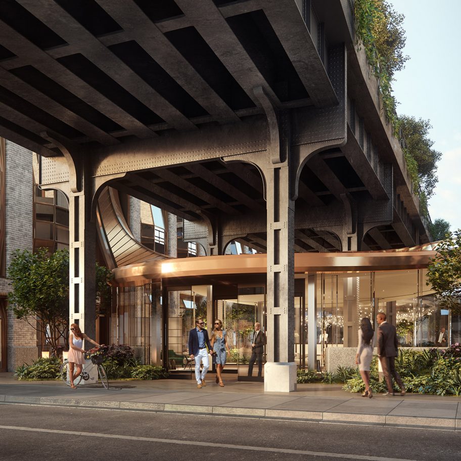 Lobby Pavilion at Lantern House by Thomas Heatherwick