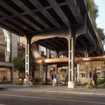 Lobby Pavilion at Lantern House by Thomas Heatherwick