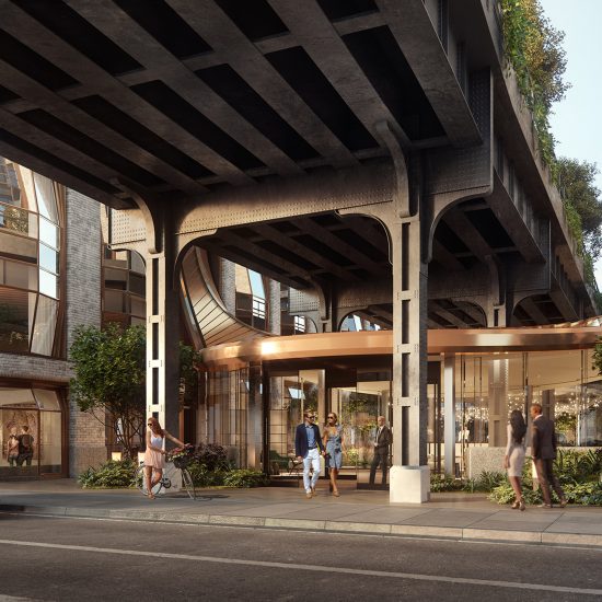 Lobby Pavilion at Lantern House by Thomas Heatherwick