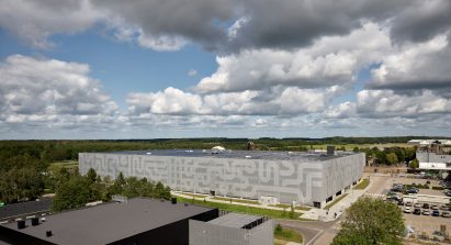 Lego car park in Billund by CEBRA 