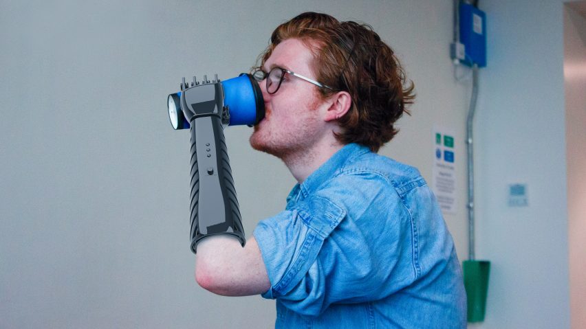 Lorenzo Spreafico's 3D-printed prosthetic gives tactile feedback at low cost