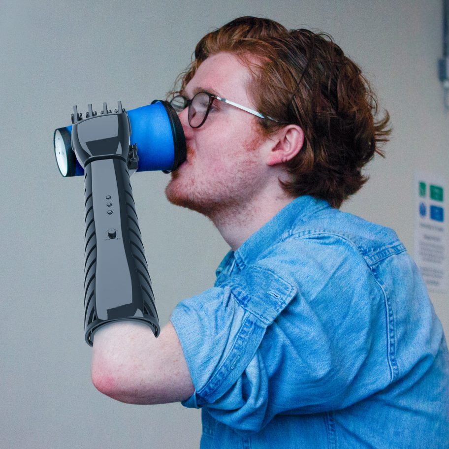 Lorenzo Spreafico's 3D-printed prosthetic gives tactile feedback at low cost