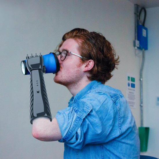 Lorenzo Spreafico's 3D-printed prosthetic gives tactile feedback at low cost