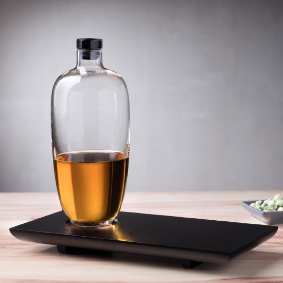 Malt Whisky Tall handmade glass bottle by Mikko Maakkonen for Nude