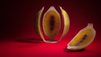 Meydan Levy 4D-prints edible fruit using cellulose and nutrient liquids