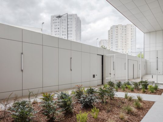 Minimum security prison in Nanterre by Local Architecture Network LAN