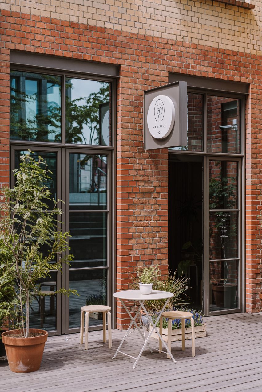 Nadzieja restaurant designed by Agnieszka Owsiany Studio