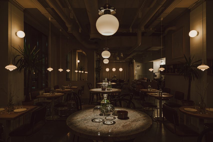 Nadzieja restaurant designed by Agnieszka Owsiany Studio