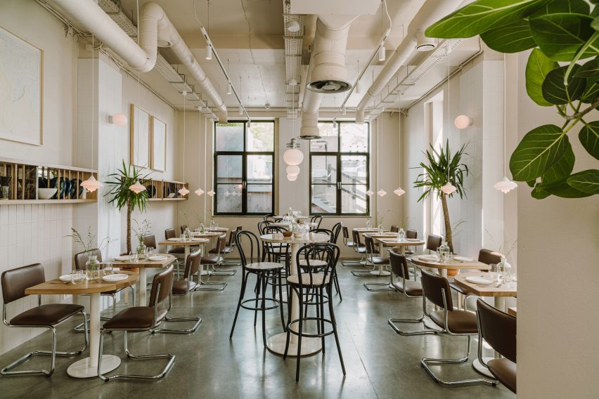Nadzieja restaurant designed by Agnieszka Owsiany Studio