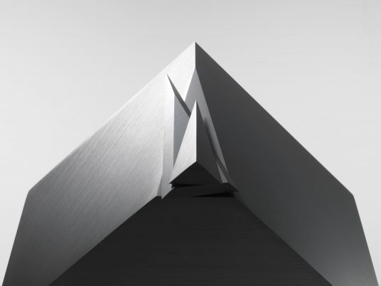 Nendo's Cubic Clock only reveals "its true form" twice per day