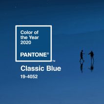 Pantone colour of the year 2020 is Classic Blue