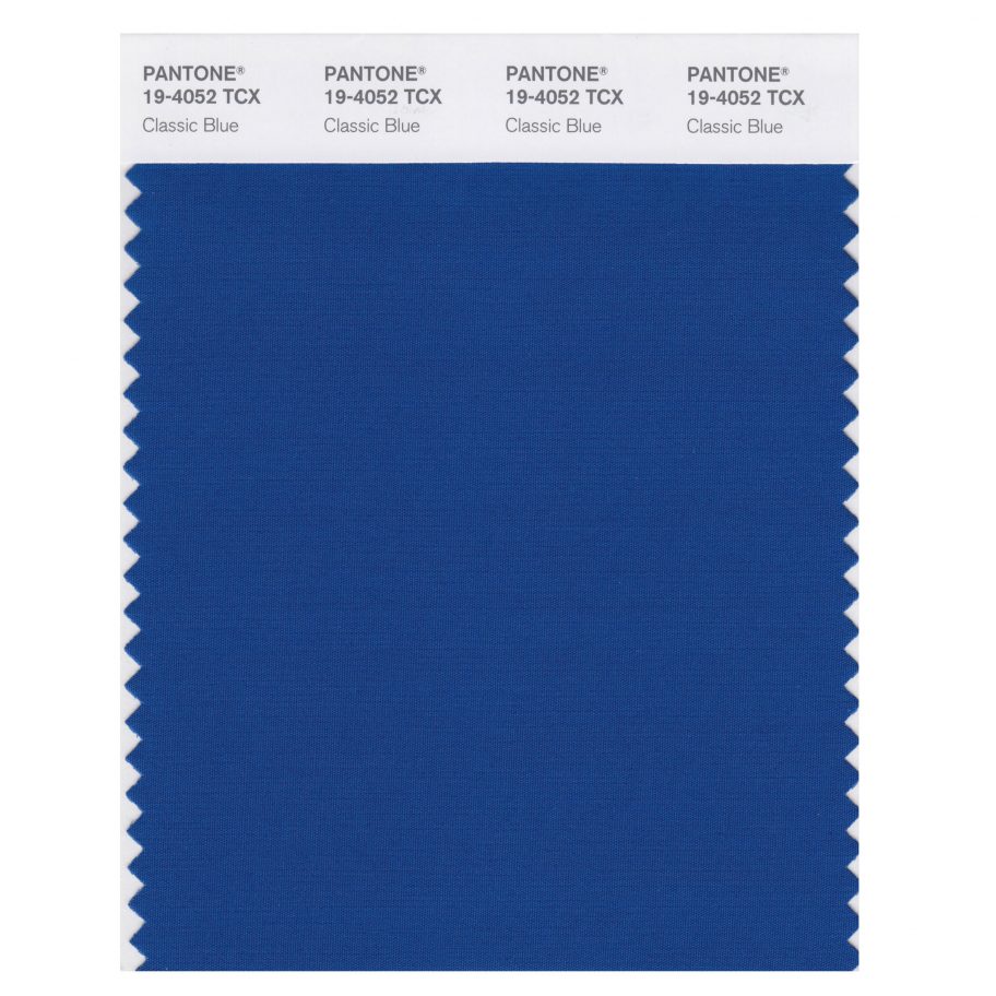 Pantone colour of the year 2020 is Classic Blue