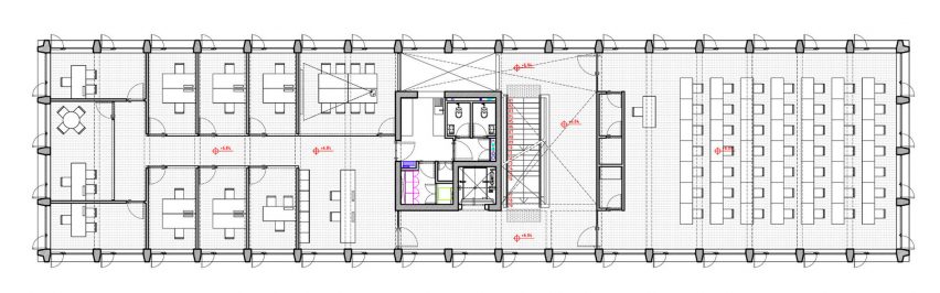 PEM Building Alberto Moletto Second Floor Plan