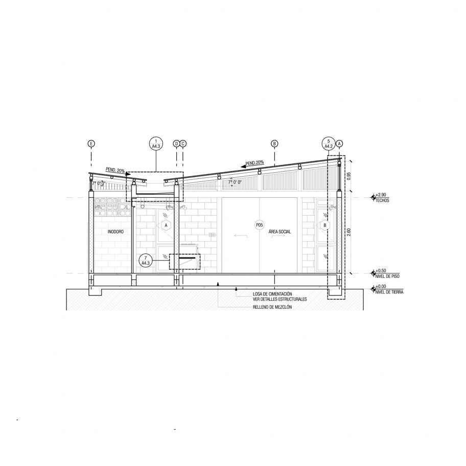 Plan B Guatemala by DEOC Arquitectos Section