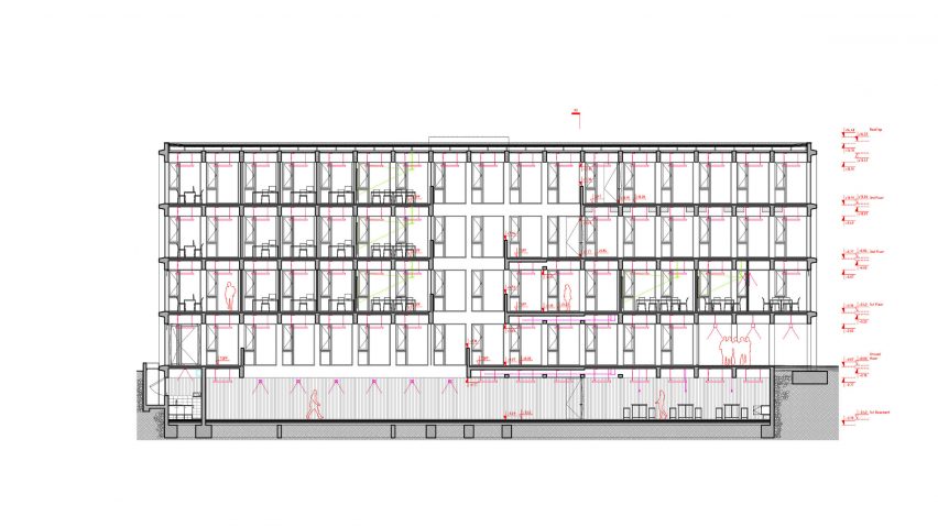 PEM Building Alberto Moletto Section