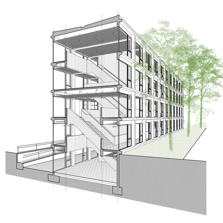 PEM Building Alberto Moletto Section