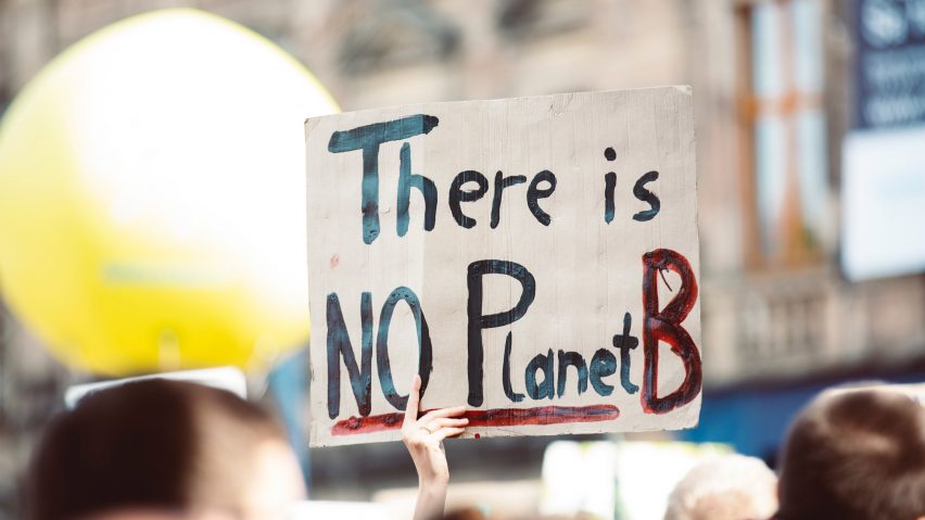 Photo of climate protests in Schlossplatz