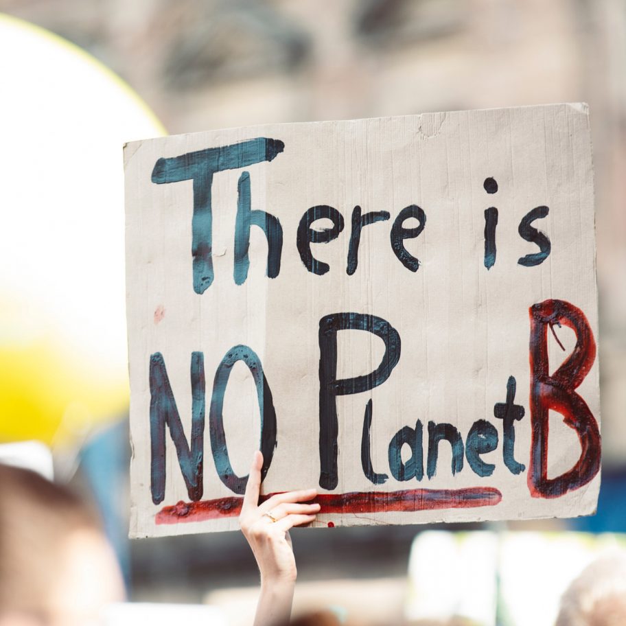 Photo of climate protests in Schlossplatz